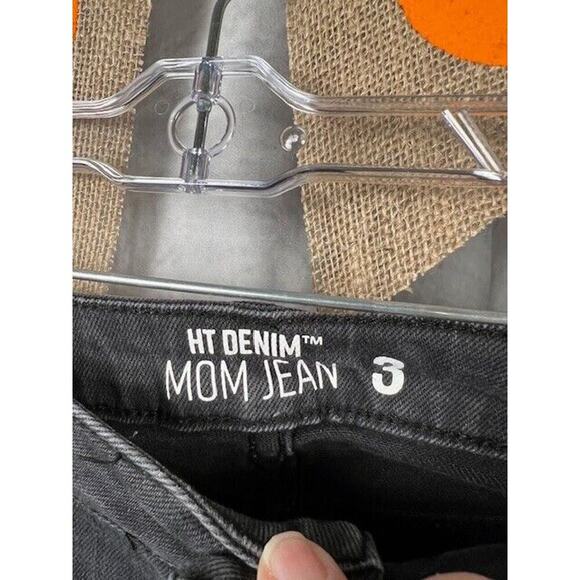 HT DENIM Women Juniors 3 Mom Jeans Stretch Relax Comfort Pockets Casual Hi Rise - Picture 3 of 7